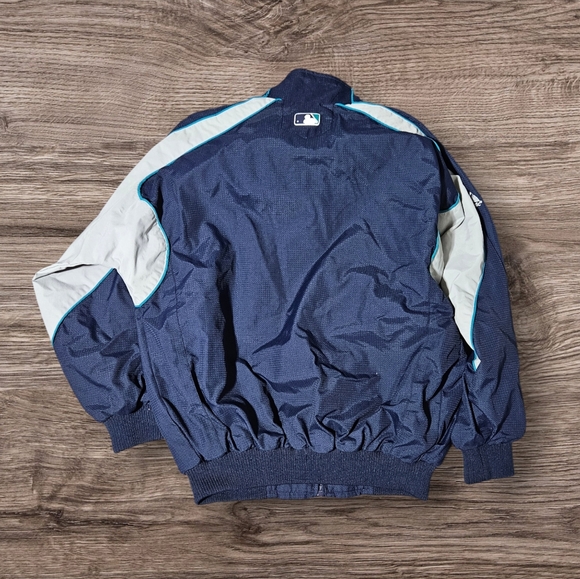Mariners Baseball Jacket Authentic Majestic Therma Base Youth Sz Medium MLB Kids - Picture 2 of 12